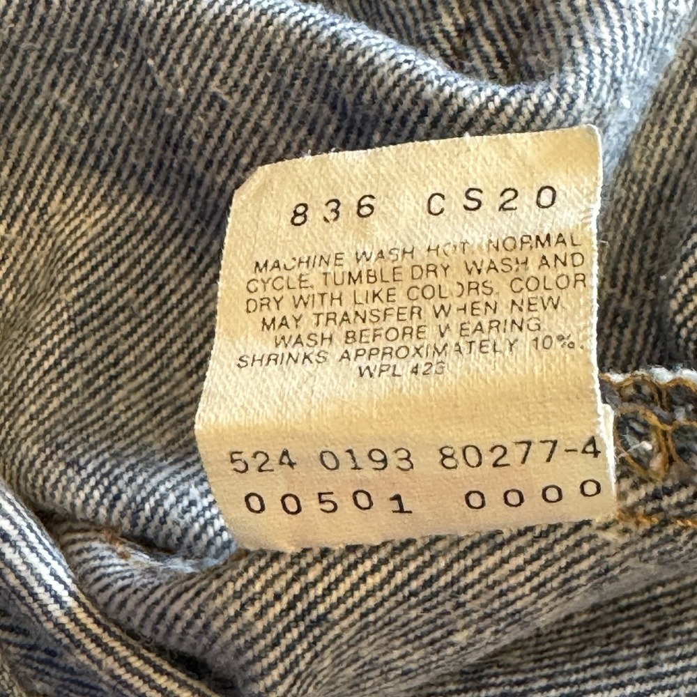 Vintage Levis 501xx Men's Size 36x33 Fit 32x28.5 Made In USA - Picture 13 of 13